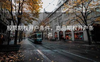 股票期权开户条件，商品期权开户条件