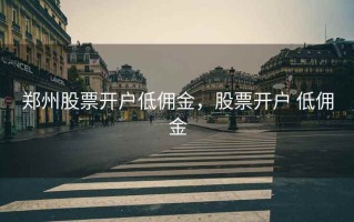 郑州股票开户低佣金，股票开户 低佣金