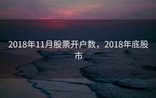 2018年11月股票开户数，2018年底股市