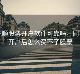 同花顺股票开户软件可靠吗，同花顺开户后怎么买不了股票