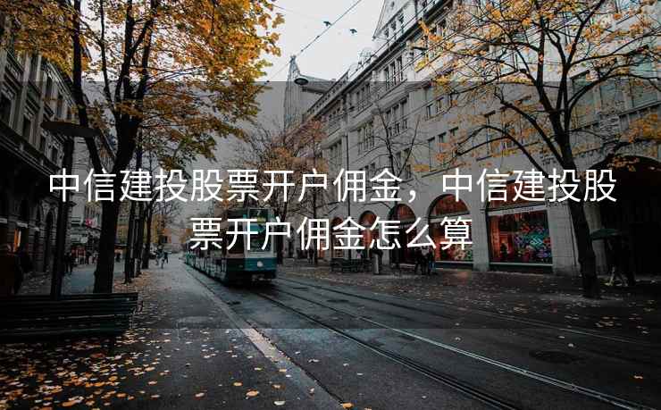 中信建投股票开户佣金，中信建投股票开户佣金怎么算
