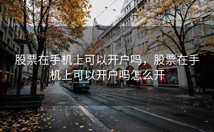 股票在手机上可以开户吗，股票在手机上可以开户吗怎么开