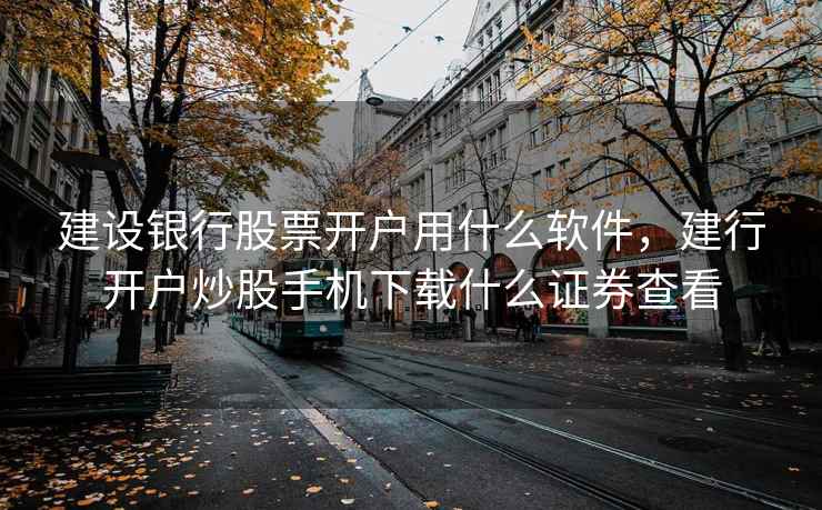 建设银行股票开户用什么软件,建行开户炒股手机下载什么证券查看 建设银行股票开户用什么软件,建行开户炒股手机下载什么证券查看