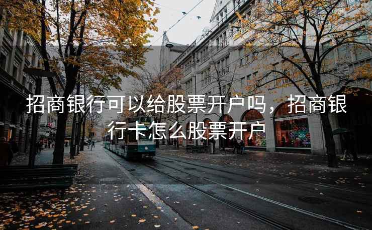 招商银行可以给股票开户吗，招商银行卡怎么股票开户